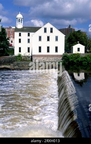 Slater Mill Historic Site, Blackstone River Valley National Historical Park, Pawtucket, Rhode Island Stockfoto