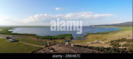 Gala Lake in Edirne, Türkei. Stockfoto