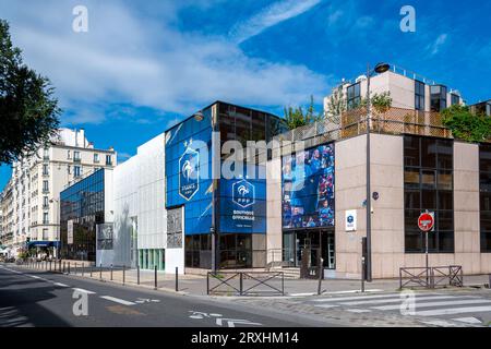 Sitz des französischen Fußballverbandes (Fédération Francaise de Football), dem französischen Fußballverband Stockfoto