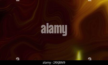 Verdrehte Goldlinien. Computergeneriertes 3D-Rendering Stockfoto