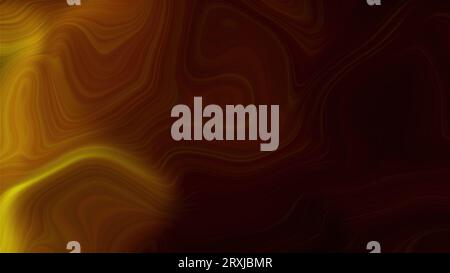 Verdrehte Goldlinien. Computergeneriertes 3D-Rendering Stockfoto