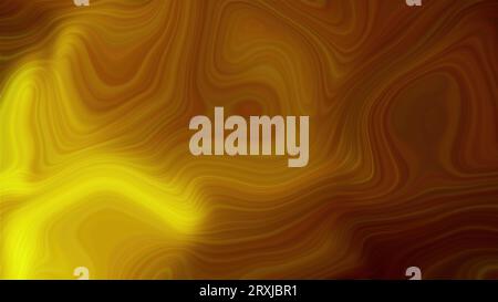 Verdrehte Goldlinien. Computergeneriertes 3D-Rendering Stockfoto