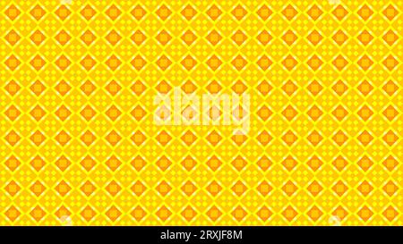 Orangefarbenes und gelbes Blockmuster, Textur-Illustrationsmaterial Stockfoto