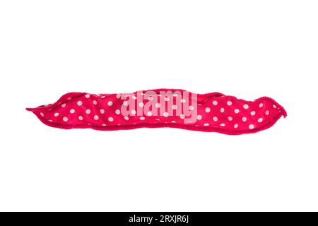 Die Besten Lockenwickler Aus Flexiblem Schaumstoff Und Schwamm. Pinke Lockenwickler auf weißem Hintergrund Stockfoto