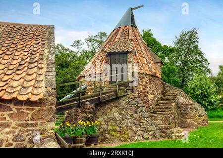 Preston Mill war in dem Film Outlander in East Linton, East Lothian, Schottland zu sehen Stockfoto