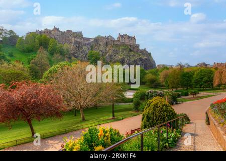 Edinburgh Castle in Schottland Stockfoto