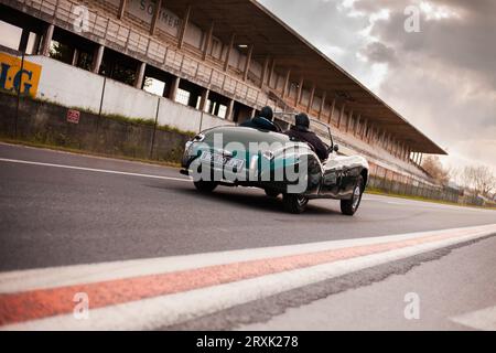 Jaguar XK, Circuit Car de Reims / Gueux, Frankreich Stockfoto