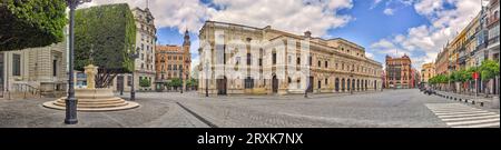 Rathaus von Sevilla an der Plaza de San Francisco, Sevilla, Andalusien, Spanien Stockfoto