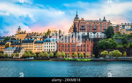Sodermalm Stockholm Schweden Altstadt. Stockfoto