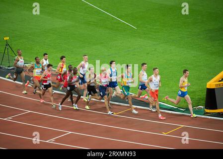 Männer 1500 Meter bei der Londoner Leichtathletik-Weltmeisterschaft 2017 Stockfoto