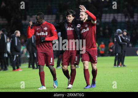 Während des UEFA Europa League-Spiels zwischen Celtic und Red Bull Salzburg im Celtic Park, Parkhead, Glasgow am Donnerstag, den 13. Dezember 2018. (Credit: Mark Fletcher | MI News & Sport Ltd) ©MI News & Sport Ltd Tel: +44 7752 571576 E-Mail: markf@mediaimage.co.uk Adresse: 1 Victoria Grove, Stockton on Tees, TS19 7EL Stockfoto