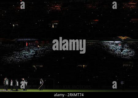 Während des UEFA Europa League-Spiels zwischen Celtic und Red Bull Salzburg im Celtic Park, Parkhead, Glasgow am Donnerstag, den 13. Dezember 2018. (Credit: Mark Fletcher | MI News & Sport Ltd) ©MI News & Sport Ltd Tel: +44 7752 571576 E-Mail: markf@mediaimage.co.uk Adresse: 1 Victoria Grove, Stockton on Tees, TS19 7EL Stockfoto