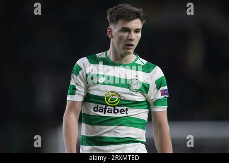 Während des UEFA Europa League-Spiels zwischen Celtic und Red Bull Salzburg im Celtic Park, Parkhead, Glasgow am Donnerstag, den 13. Dezember 2018. (Credit: Mark Fletcher | MI News & Sport Ltd) ©MI News & Sport Ltd Tel: +44 7752 571576 E-Mail: markf@mediaimage.co.uk Adresse: 1 Victoria Grove, Stockton on Tees, TS19 7EL Stockfoto