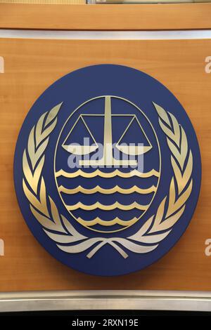 "Hamburg, Deutschland - 10 24 2013" internationaler Seegerichtshof Stockfoto