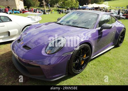 Porsche 911 GT3 beim jährlichen Treffen für Klassiker, Sport und Supersportwagen im Stonor Park in Oxfordshire, Großbritannien Stockfoto