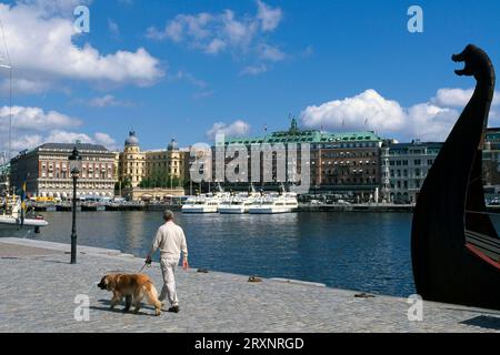 Grand Hotel, Strandvaegen, Stockholm, Schweden Stockfoto