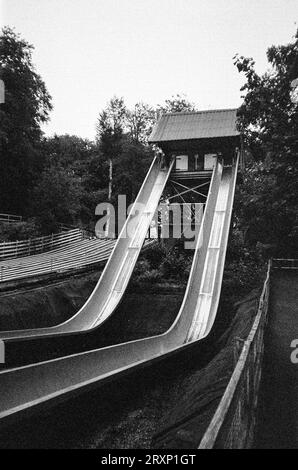 Arctic Zone, Woodlands Family Theme Park, Totnes, Devon , England, Vereinigtes Königreich Stockfoto