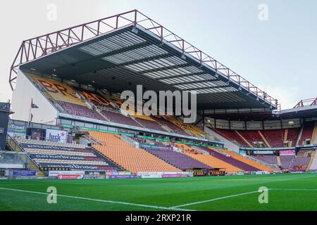 Bradford, Großbritannien. September 2023 26. Allgemeiner Blick ins Stadion vor dem Bradford City AFC gegen Middlesbrough FC Carabao Cup, 3. Runde im University of Bradford Stadium, Bradford, Großbritannien am 26. September 2023 Credit: Every Second Media/Alamy Live News Stockfoto