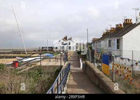 Marine Terrace, Island Wall, Whitstable, Kent, England, Großbritannien, Großbritannien, Großbritannien, Europa Stockfoto