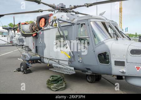 Royal Navy Westland Wildcat Hubschrauber, Berlin, Deutschland Stockfoto