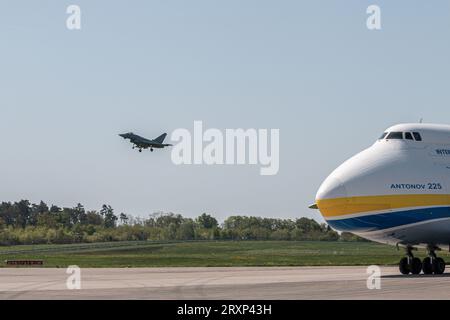 Antonov AN-225 Mriya, ILA Berlin Air Show, Berlin - 27. April 2018 Stockfoto