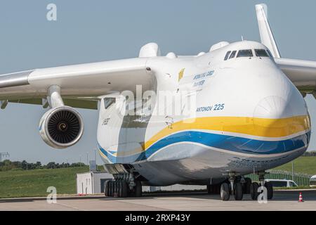 Antonov AN-225 Mriya, ILA Berlin Air Show, Berlin - 27. April 2018 Stockfoto