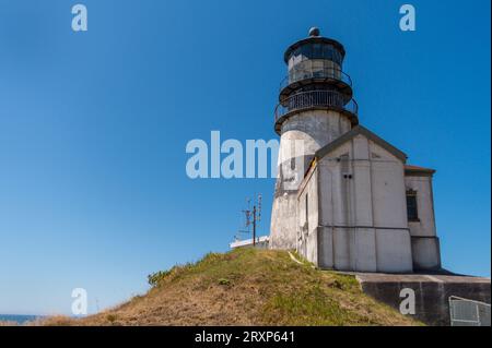 ILLWACO, WASHINGTON, USA - Lighthouse Cape Disappointment State Park. Stockfoto