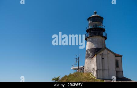 ILLWACO, WASHINGTON, USA - Lighthouse Cape Disappointment State Park. Stockfoto