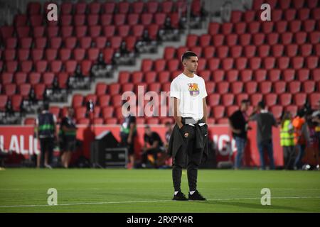 Mallorca, Spanien. September 2023 26. São PAULO, BRASILIEN - SEPTEMBER 26: Spiel zwischen RCD Mallorca und FC Barcelona im Rahmen der La Liga im Iberostar Stadion am 26. September 2023 auf Mallorca, Spanien. (Foto von Sara Aribó/PxImages) Credit: PX Images/Alamy Live News Stockfoto