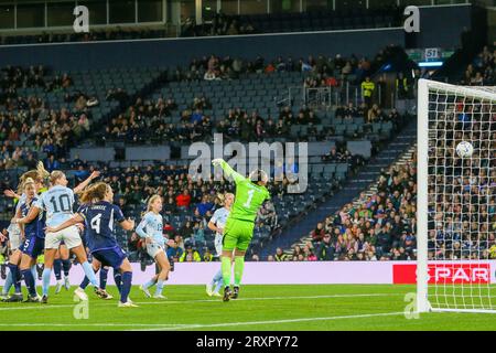 26. September, Glasgow, Großbritannien. Im ersten Heimspiel für Schottland in der neuen UEFA Women's Nations League spielt Schottland Belgien im Hampden Park, Glasgow, Schottland, Vereinigtes Königreich. Quelle: Findlay/Alamy Live News Stockfoto