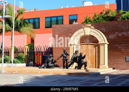 Los Angeles Fire Department Museum Fire Station 27 at 1355 N, Cahuenga Blvd, Los Angeles, Kalifornien Stockfoto