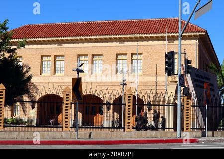 Los Angeles Fire Department Museum Fire Station 27 at 1355 N, Cahuenga Blvd, Los Angeles, Kalifornien Stockfoto