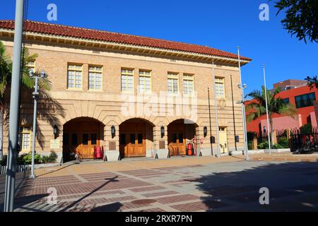 Los Angeles Fire Department Museum Fire Station 27 at 1355 N, Cahuenga Blvd, Los Angeles, Kalifornien Stockfoto