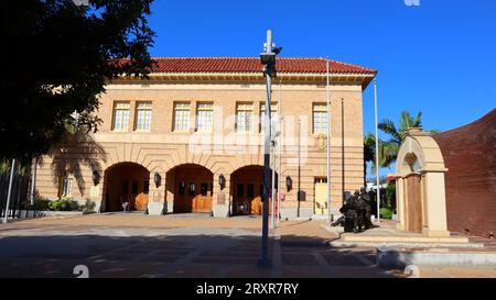 Los Angeles Fire Department Museum Fire Station 27 at 1355 N, Cahuenga Blvd, Los Angeles, Kalifornien Stockfoto