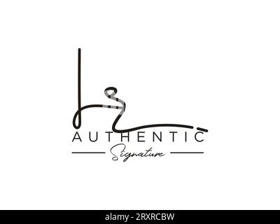 Vektor für LR-Logo-Vorlage. Stock Vektor