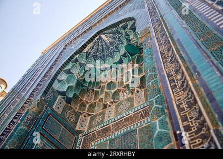 Komplex der Mausoleen Shahi Zinda in Samarkand, Usbekistan Stockfoto