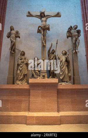 Der Frankfurter Dom, Kaiserdom St. Bartholomäus (St. Bartholomäus), Deutschland Stockfoto