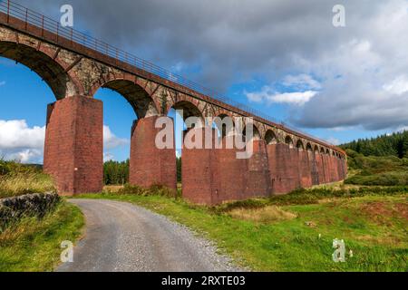 The Big Water of Fleet Viaduct, Dromore, Gatehouse of Fleet, Dumfries und Galloway, Schottland Stockfoto