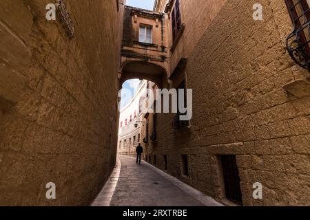 Mdina, eine der Spielsets von Game of Thrones Stockfoto