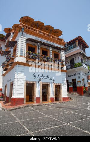 Street Scene, Taxco, Guerrero, Mexiko, Nordamerika Stockfoto