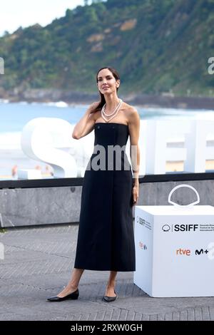27. September 2023, Madrid, Spanien: Eugenia Sivla nahm am 71. San Sebastian International Film Festival am 27. September 2023 im Kursaal Palace in Donostia/San Sebastian, Spanien, an „Camino Superstar“ Photocall Teil (Credit Image: © Jack Abuin/ZUMA Press Wire) NUR REDAKTIONELLE VERWENDUNG! Nicht für kommerzielle ZWECKE! Stockfoto