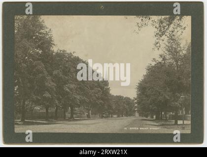 Nr. 18, Upper Broad Street ca. 1895 Stockfoto