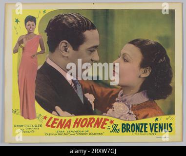 Foyerkarte für die Bronze Venus 1943 Stockfoto
