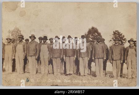 Firma P 506. Engineer Service Battalion Camp Lee 1149 G 1917-1918 Stockfoto