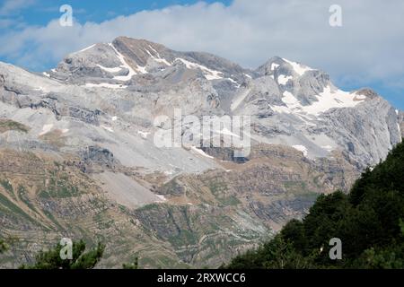 Wunderschöne Aussicht vom Pineta Valley, Spanien Stockfoto
