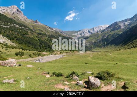 pineta-Tal, pyrenäen, spanien Stockfoto