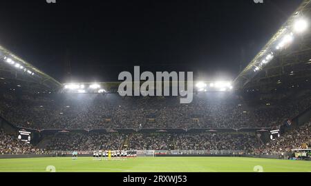 firo: 12/2023 Fußball, Fußball, Saison 2023/2024 Männer-Nationalmannschaft Deutschland Freundschaftsspiel: Deutschland - Frankreich Fans , aus , Deutschland Stockfoto