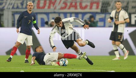 firo: 09/12/2023 Fußball, Saison 2023/2024 Männer-Nationalmannschaft Deutschland Freundschaftsspiel: Deutschland - Frankreich Duelle, Kai Havertz Stockfoto