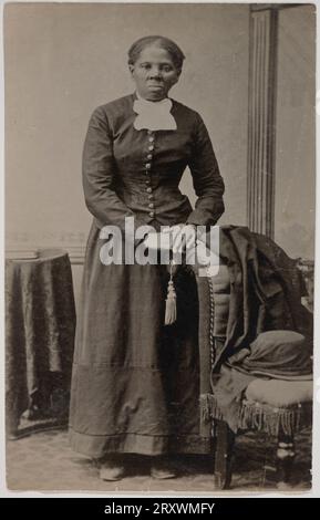 Mattes Kollodionmuster von Harriet Tubman 1871-1876; später gedruckt Stockfoto