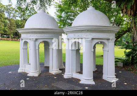 George Colemans Kuppeln im Fort Canning Park, Singapur Stockfoto